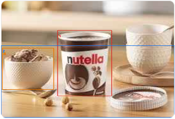 Nutella Ice Cream session - per-object suggestions
