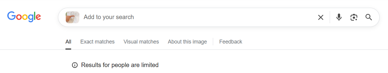 Person filtering comparison